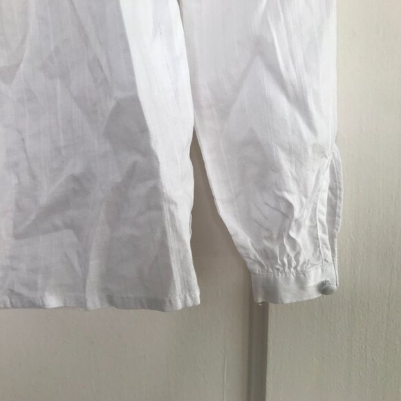 Loft | Tasseled Tie-Neck Bib Blouse - Picture 7 of 10